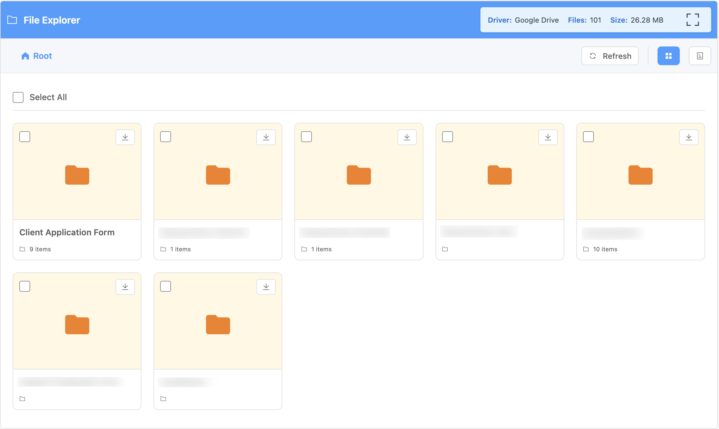 Client Facing File Manager